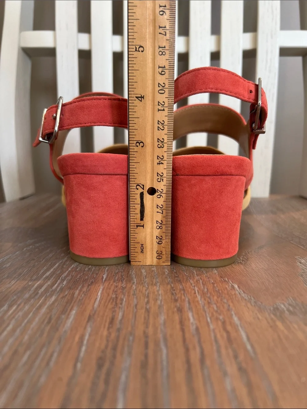Colorblock Suede Leather Strap Sandals